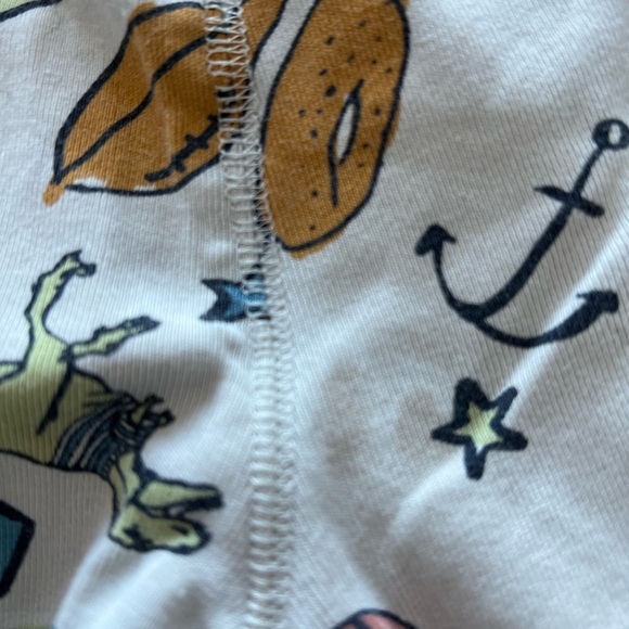 Crewcuts Kids PJ set sz 6-7 basketball Dino pizza summer pj set shorts tshirt - Picture 5 of 9